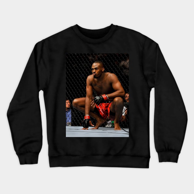 Jon Jones Crewneck Sweatshirt by SavageRootsMMA